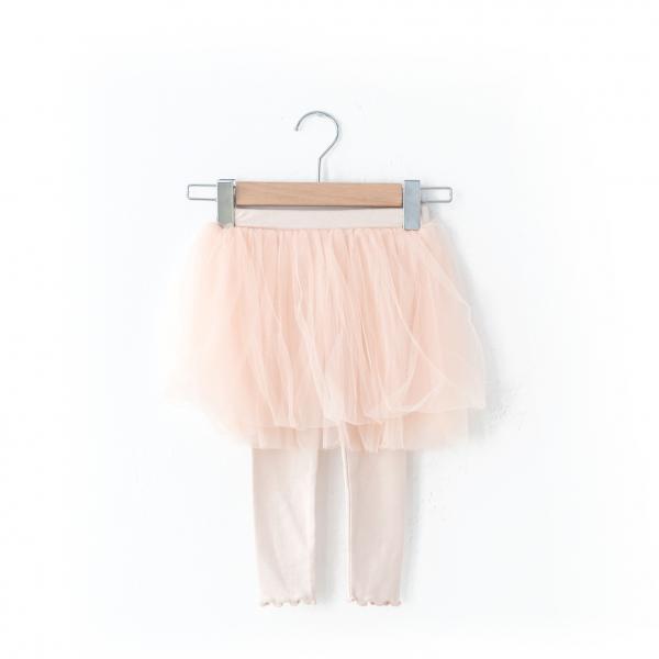 棉花糖小紗裙-粉橘